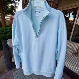 Athleta Women’s Aqua  Zip-Up Sweatshirt